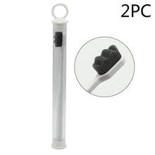 Load image into Gallery viewer, Oral Cleaning Million Toothbrush Ultra-fine Soft Fur Toothbrush Brushing Equipment With Holder Portable Oral Care Eco Product Ki