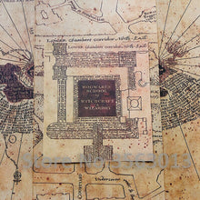 Load image into Gallery viewer, Potters The Marauder's Map Wizard School Tickets Harried Wizard School Acceptance Letter Hogwart Collection