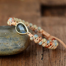 Load image into Gallery viewer, Stone Wrap Bracelets Femme Amethysts Opal String Braided Yoga Friendship Bracelet Bangle Bohemian Jewellery