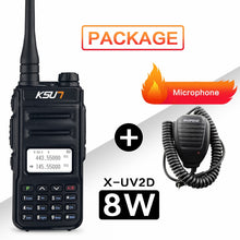 Load image into Gallery viewer, KSUN Walkie Talkie Dual Band Handheld Two Way Ham Radio Communicator HF Transceiver Amateur Handy Walkie-talkie