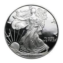 Load image into Gallery viewer, 2020 American Statue of Liberty Eagle Coin Silver plated Commemorative Coin 40mm x 3mm Collection new Gift home decoration