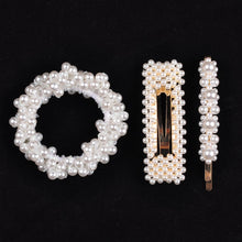 Load image into Gallery viewer, 14 Colors Woman Elegant Pearl Hair Ties Beads Girls Scrunchies Rubber Bands Ponytail Holders Hair Accessories Elastic Hair Band