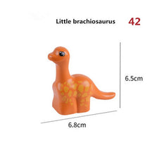 Load image into Gallery viewer, Big Size Diy Building Blocks Swing Dinosaurs Figures Animal Accessories Compatible With Duploed Bricks Toys For Children Gift