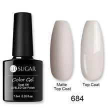Load image into Gallery viewer, UR SUGAR Nude Glitter Gel Nail Polish Varnish Pink Rose Gold Shimmer Soak Off UV LED Nails Gel varnish 7.5ml