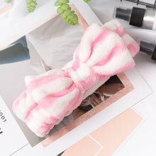 Load image into Gallery viewer, 2020 New Letter OMG Headbands for Women Girls Bow Wash Face Turban Makeup Elastic Hair Bands Coral Fleece Hair Accessories