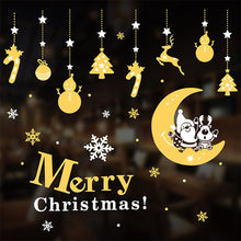 Load image into Gallery viewer, 2020 Merry Christmas Window stickers Christmas decorations for home wall Glass Stickers New Year Home Decals Decor natal Noel