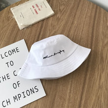 Load image into Gallery viewer, Men Women Bucket Hats women Street Style Harajuku Letters Print Outdoor Sunscreen Cotton travel Hunting Cap hats wholesale