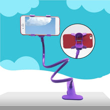 Load image into Gallery viewer, Universal Lazy Holder Arm Flexible Mobile Phone Stand Stents Holder Bed Desk Table Clip Gooseneck Bracket for Phone Muti Colors