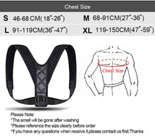 Load image into Gallery viewer, Medical Adjustable Clavicle Posture Corrector Men Women Upper Back Brace Shoulder Lumbar Support Belt Corset Posture Correction