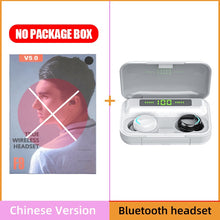 Load image into Gallery viewer, H&A Bluetooth V5.0 Earphones Wireless Headphones With Microphone Sports Waterproof Headsets 2200mAh Charging Box For Android