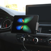Load image into Gallery viewer, 10W Qi Car Wireless Charger Auto Clampping for Samsung Fold Note 10 S10 IPhone X XR XS Max 11 Pro Max Huawei Mate X Phone Holder