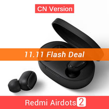 Load image into Gallery viewer, Xiaomi Redmi AirDots 2 Wireless Bluetooth 5.0 Charging Earphone Mi Ture Wireless Earbuds In-Ear stereo bass Earphones AI Control