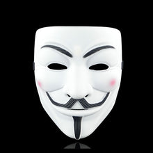 Load image into Gallery viewer, Movie Cosplay V for Vendetta Hacker Mask Anonymous Guy Fawkes Halloween Christmas Party Gift for Adult Kids Film Theme Mask
