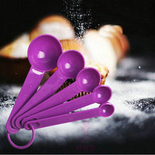 Load image into Gallery viewer, 5pcs/set Measuring Spoon kitchen scale Silicone Measuring Ladle Baking Cooking Coffee Tools with Scale Kitchen Tool