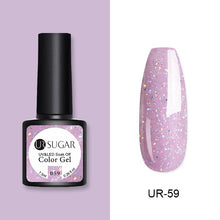 Load image into Gallery viewer, UR SUGAR 7.5ml Matte Nail Gel Polish Purple Series Hybrid Varnish Nail Art Semi Permanent UV Gel Varnish Soak Off Matte Top Coat