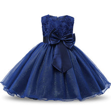 Load image into Gallery viewer, Girls Princess Kids Dresses for Girls Tutu Lace Flower Embroidered Ball Gown Baby Girls Clothes Children Wedding Party Dress