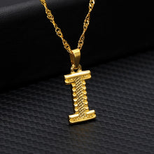 Load image into Gallery viewer, Capital Letter Initial Necklace For Women Stainless Steel Gold A-Z Alphabet Pendant Necklace Jewelry Christmas Gift Bijoux Femme