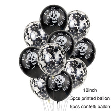 Load image into Gallery viewer, Scary Halloween Pumpkin Ghost Spider Confetti Balloon Latex Happy Halloween Decoration Kids Air Baloons Birthday Party Supplies