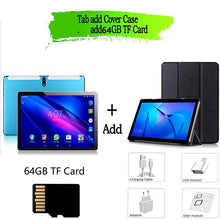 Load image into Gallery viewer, New Tablet Pc 10.1 inch Android 9.0 Tablets Octa Core Google Play 3g 4g LTE Phone Call GPS WiFi Bluetooth Tempered Glass 10 inch