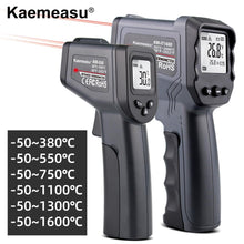 Load image into Gallery viewer, Digital Infrared Thermometer -50~380/550/750/1100/1300/1600 degree Single/Double laser Non-Contact Thermometer Gun thermometer
