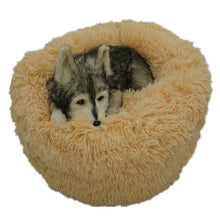 Load image into Gallery viewer, Round Plush Cat Bed For Cats House Pet Bed for Cat Bed basket Animals products sofa Long Dog Bed Cushion Mat For Pets Petshop