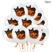 Load image into Gallery viewer, Scary Halloween Pumpkin Ghost Spider Confetti Balloon Latex Happy Halloween Decoration Kids Air Baloons Birthday Party Supplies
