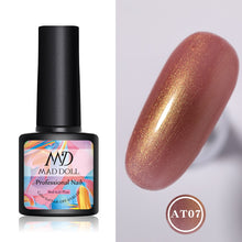 Load image into Gallery viewer, MAD DOLL 8ml 60 Colors Gel Nail Polish Nail Color Nail Gel varnish Soak Off UV Gel Varnish Base Coat No Wipe Top Coat
