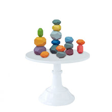 Load image into Gallery viewer, 36Pcs Children's Wooden Colored Stone Jenga Building Block Educational Toy Creative Nordic Style Stacking Game Rainbow Toy Gift
