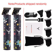 Load image into Gallery viewer, Electric Hair Clipper Rechargeable Beard Trimmer for Men Kids Barber Hair Cutting Machine Razor Cordless 0mm T-blade Cutter 45