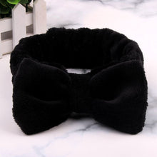 Load image into Gallery viewer, Hot Sale Women Headbands omg Makeup Headband for Washing Elastic Velvet Bow Head Wrap Coral Fleece Fashion Girl Hair Accessories