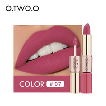 Load image into Gallery viewer, O.TWO.O 12 Colors Lips Makeup Lipstick Lip Gloss Long Lasting Moisture Cosmetic Lipstick Red Lip Matte Lipstick Waterproof