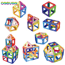 Load image into Gallery viewer, 30-252pcs DIY Magnetic Constructor Triangle Square Big Bricks Magnetic Building Blocks Designer Set Magnet Toys For Children