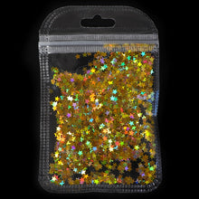 Load image into Gallery viewer, Holographic Butterfly Heart Nail Art Glitter Micro Laser Star Flakes 3D Silver Gold Sequins Polish Manicure Nail Decoration