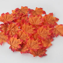 Load image into Gallery viewer, 1.75m Home Autumn Decoration Leaves Garland Artificial Maple Leaf Vine Fake Foliage String Thanksgiving Christmas Garden Decor