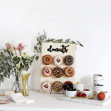 Load image into Gallery viewer, Wooden Wall Holds Donut Boards Stand Hanging Donuts Table Wedding Decoration Accessories Baby Shower Kids Birthday Party Decor