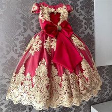 Load image into Gallery viewer, Newborn Baby Girl 1 Year Birthday Dress Tutu First Christmas Party Cute Bow Dress Infant Christening Gown Toddler Girls Clothes