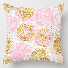Load image into Gallery viewer, New Pink Roses Feathers Geometric Cushion Cover Modern Fashion Nordic Simple Pillowcase Decorative Sofa Seat Throw Pillows Cover