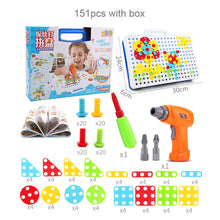 Load image into Gallery viewer, Boy Toys Electric Drill Toys Simulation Tool Toy Assembled Match DIY Model Kit Educational Building Toys Sets Screwing Toys