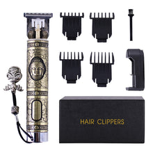 Load image into Gallery viewer, Buddha Barber Trimming Shaving Hair Beard Trimmer Rechargeable Hair Clipper Barbershop Cordless 0mm t-blade Shaver Outliner Men
