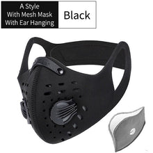 Load image into Gallery viewer, WEST BIKING Cycling Face Mask Sport Training Mask PM2.5 Anti-pollution Running Mask Activated Carbon Filter Washable Mask