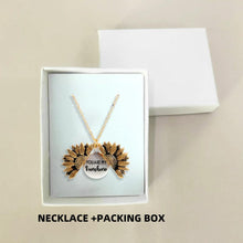 Load image into Gallery viewer, 2019 New Women Gold Necklace You are my sunshine Open Locket Sunflower Pendant Necklace Men Gifts Free Dropshipping
