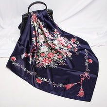 Load image into Gallery viewer, Fashion Scarves for Women Shawl Print Silk Satin Hijab Scarf Female Bandana 90*90cm Luxury Brand Square Shawls Scarfs For Ladies