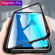 Load image into Gallery viewer, Metal Magnetic Adsorption Glass Case For Huawei P30 P20 Lite Pro Mate 20 10 Nova 3i 3 3E 4 4E 5 5i Pro Phone Case Cover Coque