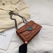 Load image into Gallery viewer, Rivet Chain Brand Designer PU Leather Crossbody Bags For Women 2021 Simple Fashion Shoulder Bag Lady Luxury Small Handbags