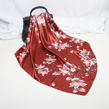 Load image into Gallery viewer, Fashion Scarves for Women Shawl Print Silk Satin Hijab Scarf Female Bandana 90*90cm Luxury Brand Square Shawls Scarfs For Ladies