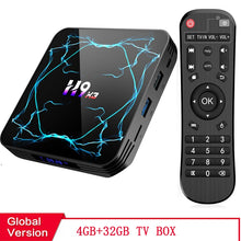 Load image into Gallery viewer, Android 9.0 TV BOX Amlogic S905X3 8K H.265 Media Player 3D Video 2.4G&5.8G wifi 4GB RAM 32GB 64GB Set Top Box