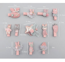 Load image into Gallery viewer, Cute girl hairpin hair accessories Korean princess version of the headdress girl birthday gift flower headdress hairpin gift