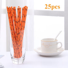Load image into Gallery viewer, Halloween Decoration Supplies Tablecloths Straws Paper Plates Paper Cups Halloween Party Supplies Halloween Door Falg HY1