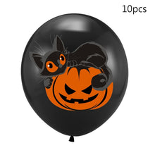Load image into Gallery viewer, Scary Halloween Pumpkin Ghost Spider Confetti Balloon Latex Happy Halloween Decoration Kids Air Baloons Birthday Party Supplies
