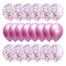 Load image into Gallery viewer, 20pcs 12Inch Rose Gold Balloons Confetti Chrome Balloon Birthday Party Decors Wedding Decorations New Year Decor Globos Metallic
